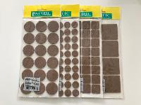 Накладки на ножки самоклеящиеся, протекторы фетровые для мебели, войлочные подпятники мебельные PACIFIC TL 24.40000 - TL 24.40017